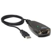 Adapter USB-A/RS232 (DB9), hím/férfi, 0,91m