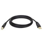 USB-A/USB-B (hím/női) kábel, USB 2.0, 4,57m
