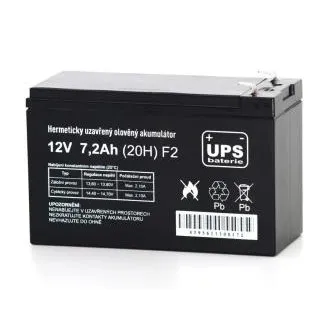 UPS akkumulátor 12V 7,2Ah F2 UPS akkumulátor 12V 7,2Ah F2