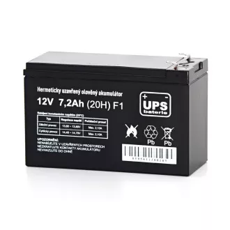 UPS akkumulátor 12V 7,2Ah F1