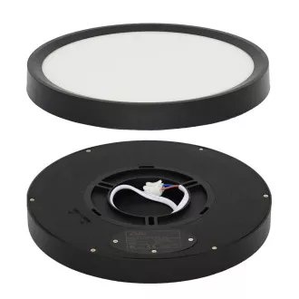 NOMY LED 18W BLACK lámpatest fényhőmérséklet-szabályozással