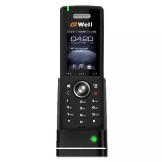 WELL RTX8630 IP DECT kézibeszélő az RTX8660-hoz,2" bar.LCD,8 prog.tl.