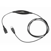 WELL Mairdi MRD-USB001 Mairdi átmenőcsatlakozó, USB-vel és hangerő-szabályzóval