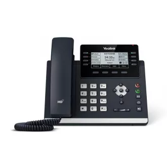Yealink SIP-T43U SIP telefon, PoE, 3,7" 360x160 LCD, 21 vonali sebesség, 2xUSB, GigE Yealink SIP-T43U SIP telefon, PoE, 3,7" 360x160 LCD, 21 vonali sebesség, 2xUSB, GigE