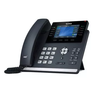 Yealink SIP-T46U SIP telefon, PoE, 4.3" 480x272 LCD, 27 vonali sebesség, 2xUSB, Gigabites, 4.3"-os LCD, 27 vonali sebesség, 2xUSB, Gig