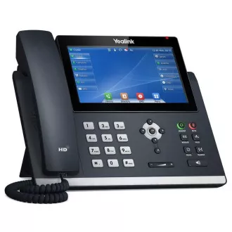 Yealink SIP-T48U SIP telefon, PoE, 7" 800x480-as LCD, 29 vonal, 2xUSB, GigE Yealink SIP-T48U SIP telefon, PoE, 7" 800x480-as LCD, 29 vonal, 2xUSB, GigE