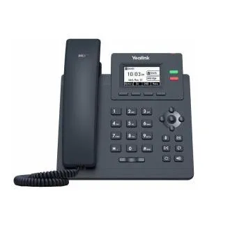 Yealink SIP-T31G SIP telefon, PoE, 2,3" 132x64-es, háttérvilágításos LCD kijelző, x SIP fiók, GigE