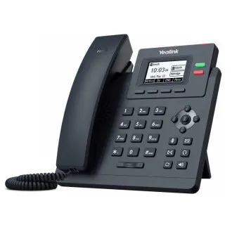 Yealink SIP-T31G SIP telefon, PoE, 2,3" 132x64-es, háttérvilágításos LCD kijelző, x SIP fiók, GigE