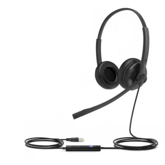 Yealink UH34 kettős headset mindkét fülre USB-csatlakozóval a Teams számára
