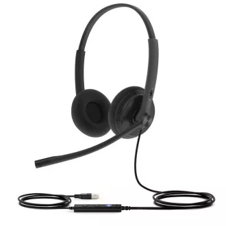 Yealink UH34 Lite kettős fejhallgató mindkét fülre USB-csatlakozóval a csapatok számára