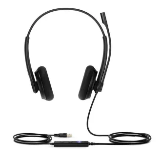 Yealink UH34 Lite kettős fejhallgató mindkét fülre USB-csatlakozóval a csapatok számára