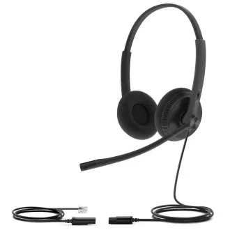 Yealink YHS34 Lite kettős fejhallgató mindkét fülre QD-RJ9 csatlakozóval
