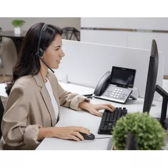 Yealink YHS34 Lite kettős fejhallgató mindkét fülre QD-RJ9 csatlakozóval