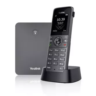 Yealink W73P, IP DECT bázis kézibeszélő, PoE, 1,8"-os bar.display, akár 10 kézibeszélővel