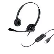 WELL Mairdi MRD-612D USB, fejhallgató, kétfüles