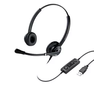 WELL Mairdi MRD-612D USB, fejhallgató, kétfüles