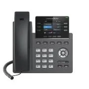 Grandstream GRP2613, 2.8" LCD sávos kijelző, 3 SIP, Gbit, PoE, 24dig. tl.,