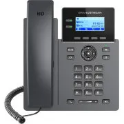 Grandstream GRP2602P SIP-telefon, 2,21 hüvelykes háttérvilágításos LCD-kijelző, 4 SIP-fiók, 2×100 Mbit-es port, PoE