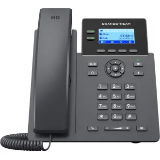 Grandstream GRP2602P SIP-telefon, 2,21 hüvelykes háttérvilágításos LCD-kijelző, 4 SIP-fiók, 2×100 Mbit-es port, PoE Grandstream GRP2602P SIP-telefon, 2,21 hüvelykes háttérvilágításos LCD-kijelző, 4 SIP-fiók, 2×100 Mbit-es port, PoE