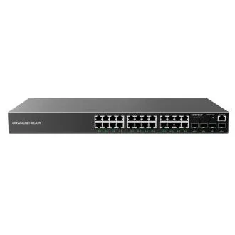 Grandstream GWN7803P L2 menedzselt hálózati PoE kapcsoló 24x 1Gb RJ45, 4x SFP, DHCP, QoS, VLAN Grandstream GWN7803P L2 menedzselt hálózati PoE kapcsoló 24x 1Gb RJ45, 4x SFP, DHCP, QoS, VLAN