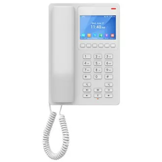 Grandstream GHP630 SIP szállodai telefon kijelzővel, fehér színben Grandstream GHP630 SIP szállodai telefon kijelzővel, fehér színben