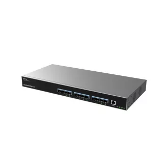 Grandstream GWN7832 L3 menedzselt hálózati kapcsoló 12 SFP  port, DHCP, QoS, VLAN, CLI