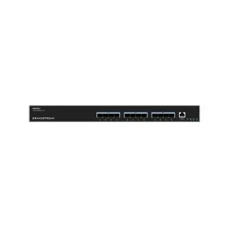 Grandstream GWN7832 L3 menedzselt hálózati kapcsoló 12 SFP port, DHCP, QoS, VLAN, CLI Grandstream GWN7832 L3 menedzselt hálózati kapcsoló 12 SFP port, DHCP, QoS, VLAN, CLI