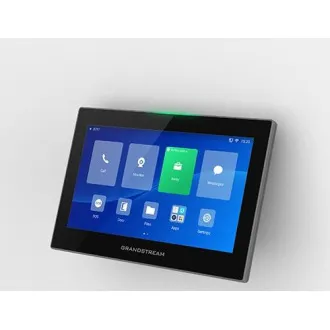 Grandstream GSC3575 SIP kaputelefon és vezérlőállomás, 7"-os érintőképernyő, Wi-Fi 6, BT, 6 SIP fiók, fekete színű