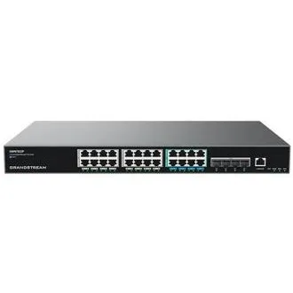 Grandstream GWN7822P menedzselt L3 hálózati kapcsoló, 16 x 1G, 8 x 2,5G, SFP , PoE, VLAN, IGMP, MLD, MVR Grandstream GWN7822P menedzselt L3 hálózati kapcsoló, 16 x 1G, 8 x 2,5G, SFP , PoE, VLAN, IGMP, MLD, MVR