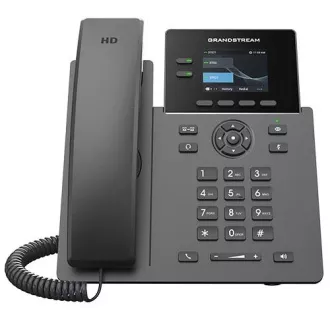 Grandstream GRP2610P SIP telefon, 2 vonal, 8 VPK, színes LCD, 2 SIP fiók, PoE