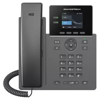 Grandstream GRP2610P SIP telefon, 2 vonal, 8 VPK, színes LCD, 2 SIP fiók, PoE