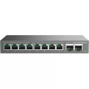 Grandstream GWN7721 L2 Lite menedzselt switch, 8x 2.5GbE RJ45, 2x 10G SFP