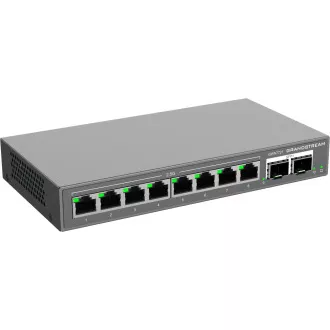 Grandstream GWN7721 L2 Lite menedzselt switch, 8x 2.5GbE RJ45, 2x 10G SFP