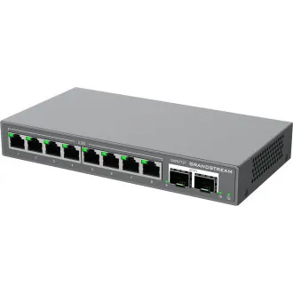 Grandstream GWN7721 L2 Lite menedzselt switch, 8x 2.5GbE RJ45, 2x 10G SFP Grandstream GWN7721 L2 Lite menedzselt switch, 8x 2.5GbE RJ45, 2x 10G SFP