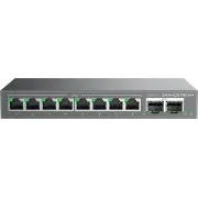 Grandstream GWN7721 L2 Lite menedzselt switch, 8x 2.5GbE RJ45, 2x 10G SFP