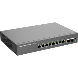 Grandstream GWN7721P L2 Lite menedzselt switch, 8x 2,5 GbE RJ45, 2x 10G SFP , PoE/PoE