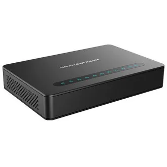 Grandstream HT818 V2 (ATA), 8x FXS, 2 SIP-profil, 1x Gbit LAN, NAT-útválasztó, 3-utas konferencia