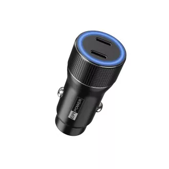 ER POWER 40W USB-C PD QC 3.0 fém kettős autós töltő