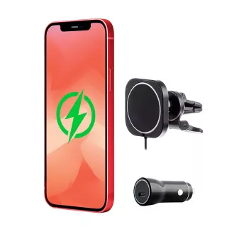 ER POWER Vezeték nélküli MagSafe szellőztető töltő 15W/20W