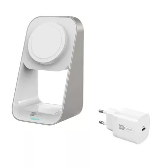 ER POWER töltő MFM MagSafe állvány 2in1 - fehér