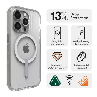 ZAGG GEAR4 Crystal Palace Snap Cover iPhone 14 Pro átlátszó