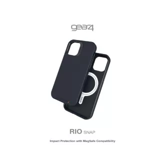 ZAGG GEAR4 D3O Rio Snap borító iPhone 12 mini fekete