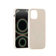 ER POWER CARNEVAL SNAP szilikon borítás iPhone 12/12 Pro készülékhez MagSafe-fel - bézs színben