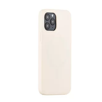ER POWER CARNEVAL SNAP szilikon borítás iPhone 12/12 Pro készülékhez MagSafe-fel - bézs színben