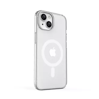 ER POWER szilikon borító CARNEVAL SNAP iPhone 14 készülékhez MagSafe-vel - fehér