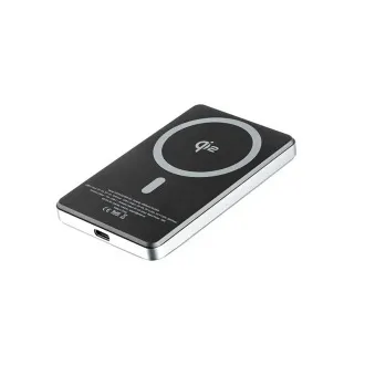 ER POWER Qi2 Dual PowerBank 5000mAh USB-C-vel - űrszürke színben