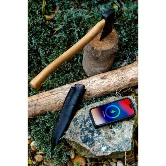 ER POWER Qi2 Dual PowerBank 5000mAh USB-C-vel - űrszürke színben