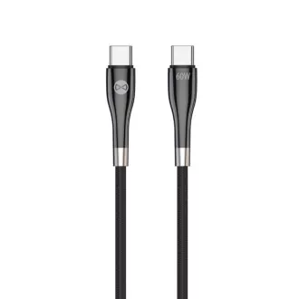 Forever USB-C/USB-C adatkábel 1m 60W Fekete