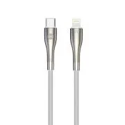 Forever USB-C/Lightning adatkábel 1m 27W fehér