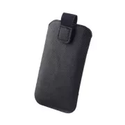 Bőr tok a CPA Halo 18, myPhone Halo Q/Maestro/Maestro 2/Up/Up Smart LTE/C1/S1 készülékhez fekete színű